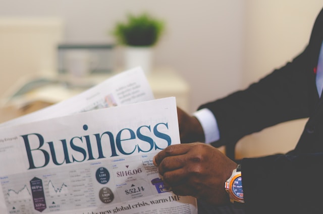 Person working alone developing a clear business strategy and long-term vision