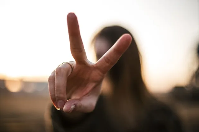 Person practicing emotional regulation and calming intense emotions