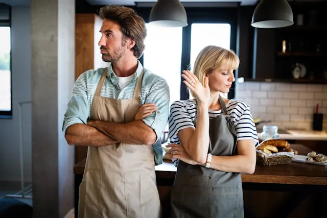 Family members experiencing family conflict and emotional tension within relationships