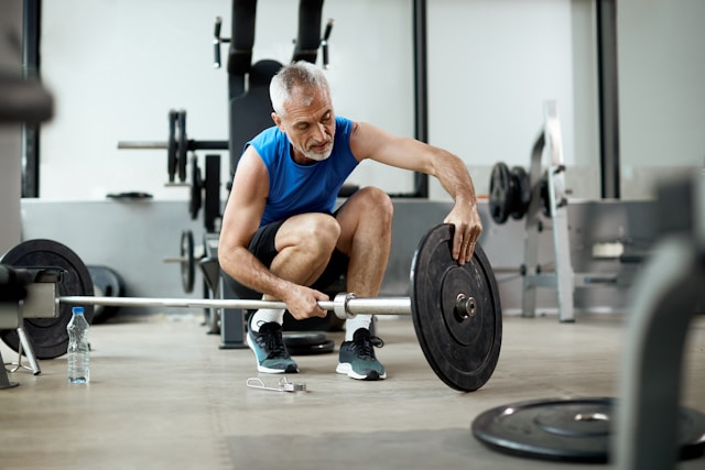 Person practicing fitness and exercising to support physical and mental wellbeing