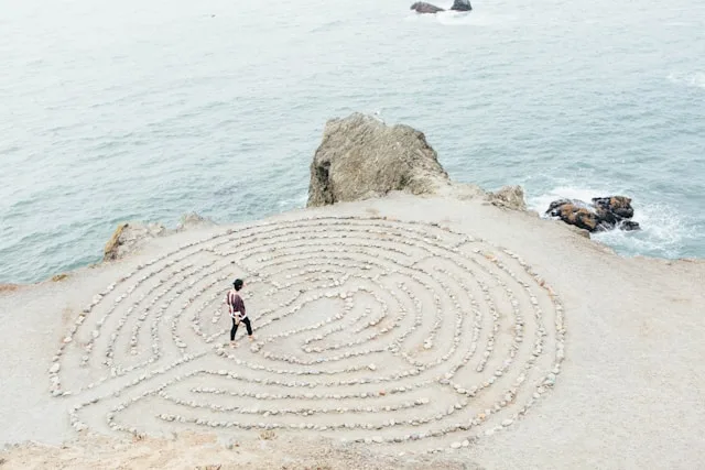 Person on a healing journey gradually rebuilding emotional strength and balance