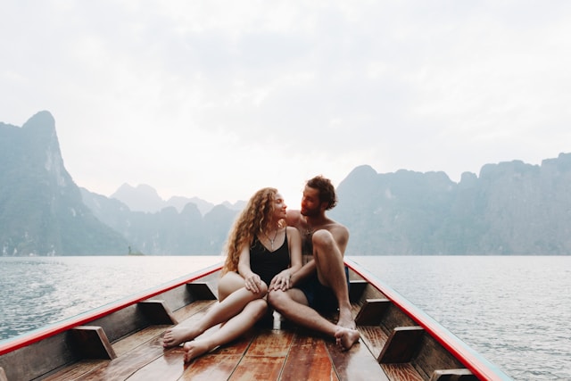 Two people building healthy relationships through trust and connection