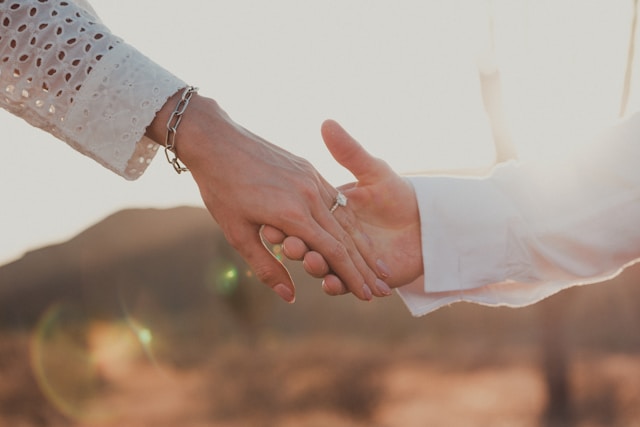 Couple trying to save a relationship through understanding and effort