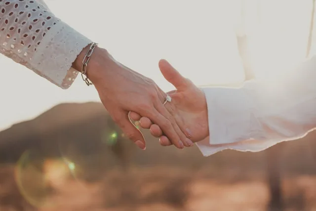 Couple trying to save a relationship through understanding and effort