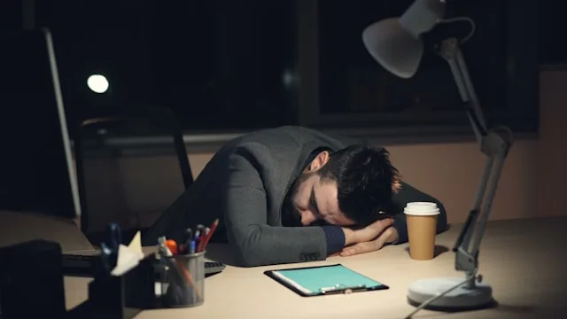 Alone late at night with a glowing screen — the moment an always-on AI feels like the only option