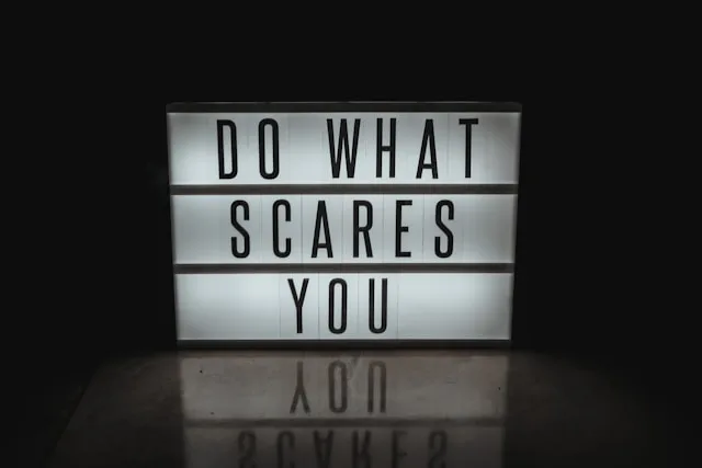 experiencing fear vs desire and struggling between safety and inner wants